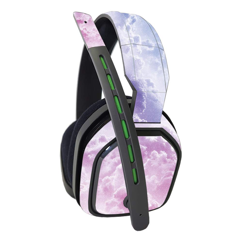 MightySkins Glossy Glitter Skin Compatible with Astro A10 Headset - Candy Clouds | Protective, Durable High-Gloss Glitter Finish | Easy to Apply and Change Styles | Made in The USA
