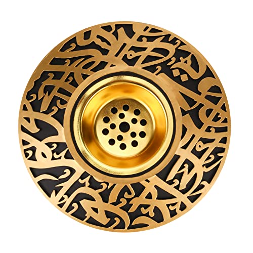 Terschelling Frankincense Resin Incense Burner, Incense Censer, Bakhoor Burner, Portable Charcoal Incense Burner - For Office & Home Decor (Black) #TOP1