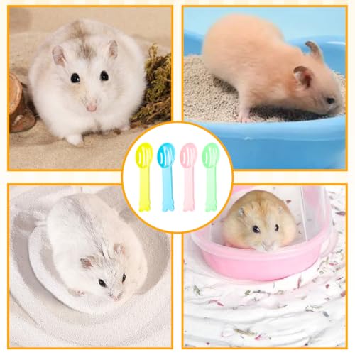 Image of Small Scooper Poop Scoop Set, 10Pcs, for Hamster & Reptile | Small Animal Care Tool,fine litter scoop