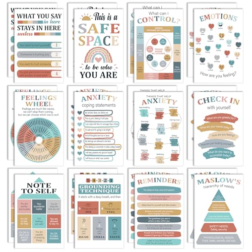 Fumete 24 Pcs Mental Health Awareness Items,Positive Affirmation Journal Notebook Bulk Gratitude Inspirational Quote Memo Pads for Work Home Office Supplies Employee Coworker Gifts