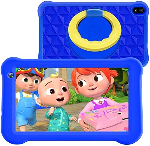 Kids Tablet, 7 Inch Android 11 Tablet for Kids, 32GB ROM 3GB RAM IPS Display Parental Control Toddler Children Tablet with Kids-Proof Case, Dark Blue