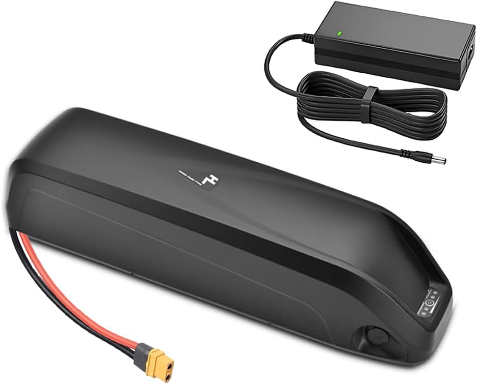 電動自転車　リチウムバッテリー　52V 10Ah 充電器付き TGHY 電動自転車バッテリー 36V ダウンチューブバッテリー 48V