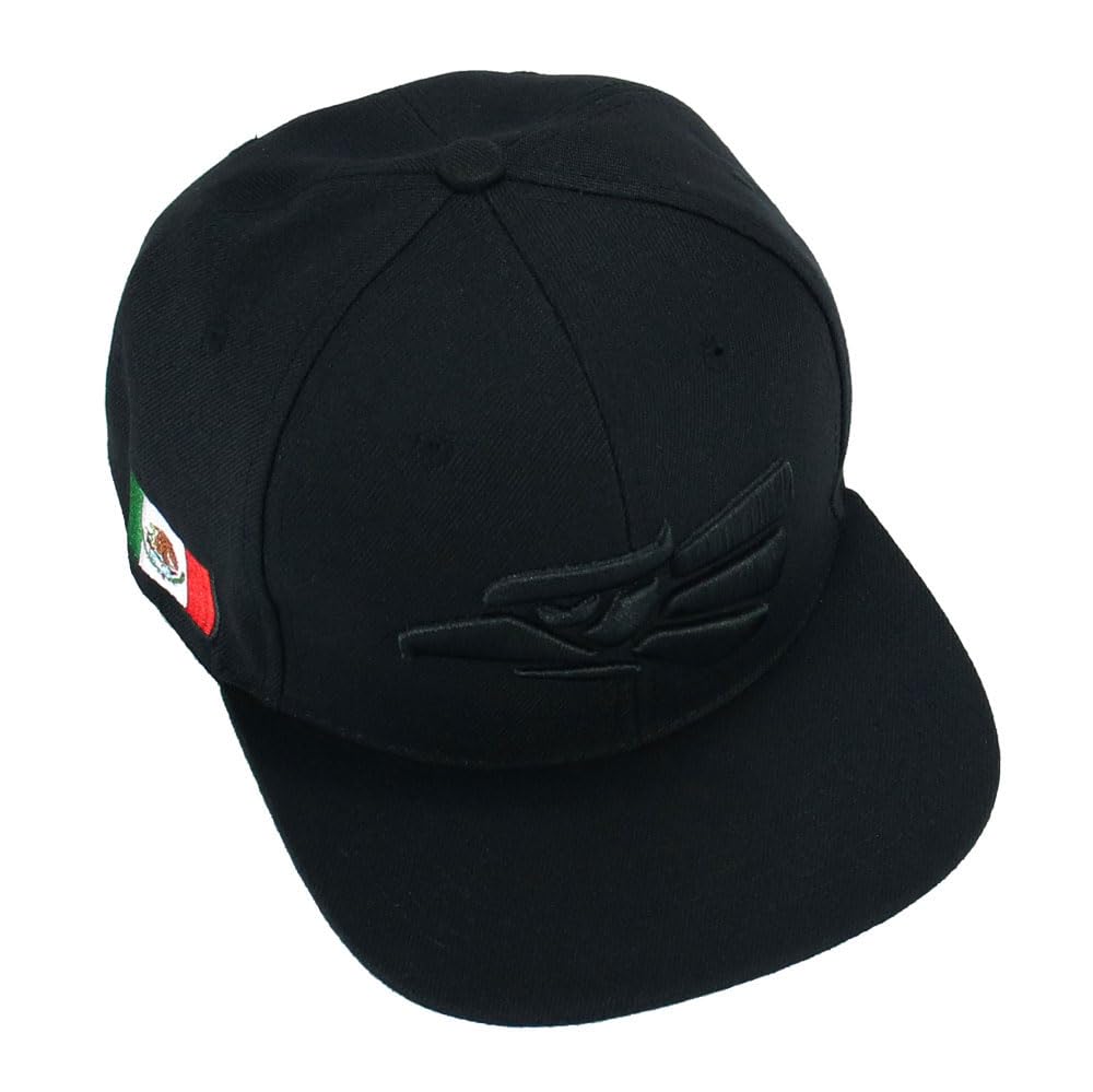 Gorra mexicana de México, hecha en México, águila, bordada, ajustable, visera plana, gorra de béisbol