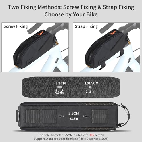HUNTVP 1.2L Bolt-On Top Tube Bag