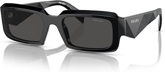 Prada PR 27ZS - 16K08Z Sunglasses BLACK w/DARK GREY 54mm