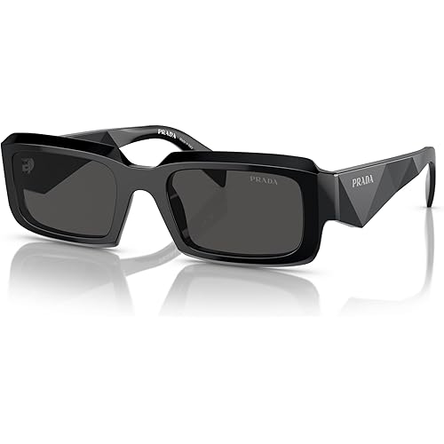 Prada PR 27ZS - 16K08Z Sunglasses BLACK w/DARK GREY 54mm