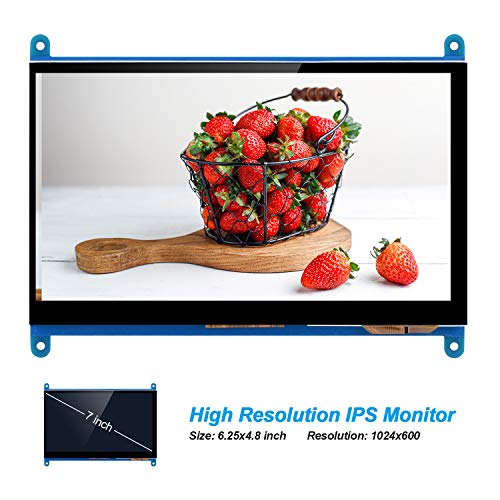 Kuman SC7B 7 Inch Capacitive Touch Screen Tft Lcd Display Hdmi Module 1024X600 thumb #5
