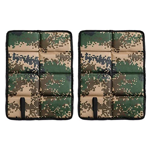 CAKEEYUM Picnic Folding Mat Insulated Foam Camping Seat Pad Waterproof Seat Cushion Camouflage 2PCSFoam Sit Pad Moisture-Proof Cushion Foldable Foam Mat Picnic Folding