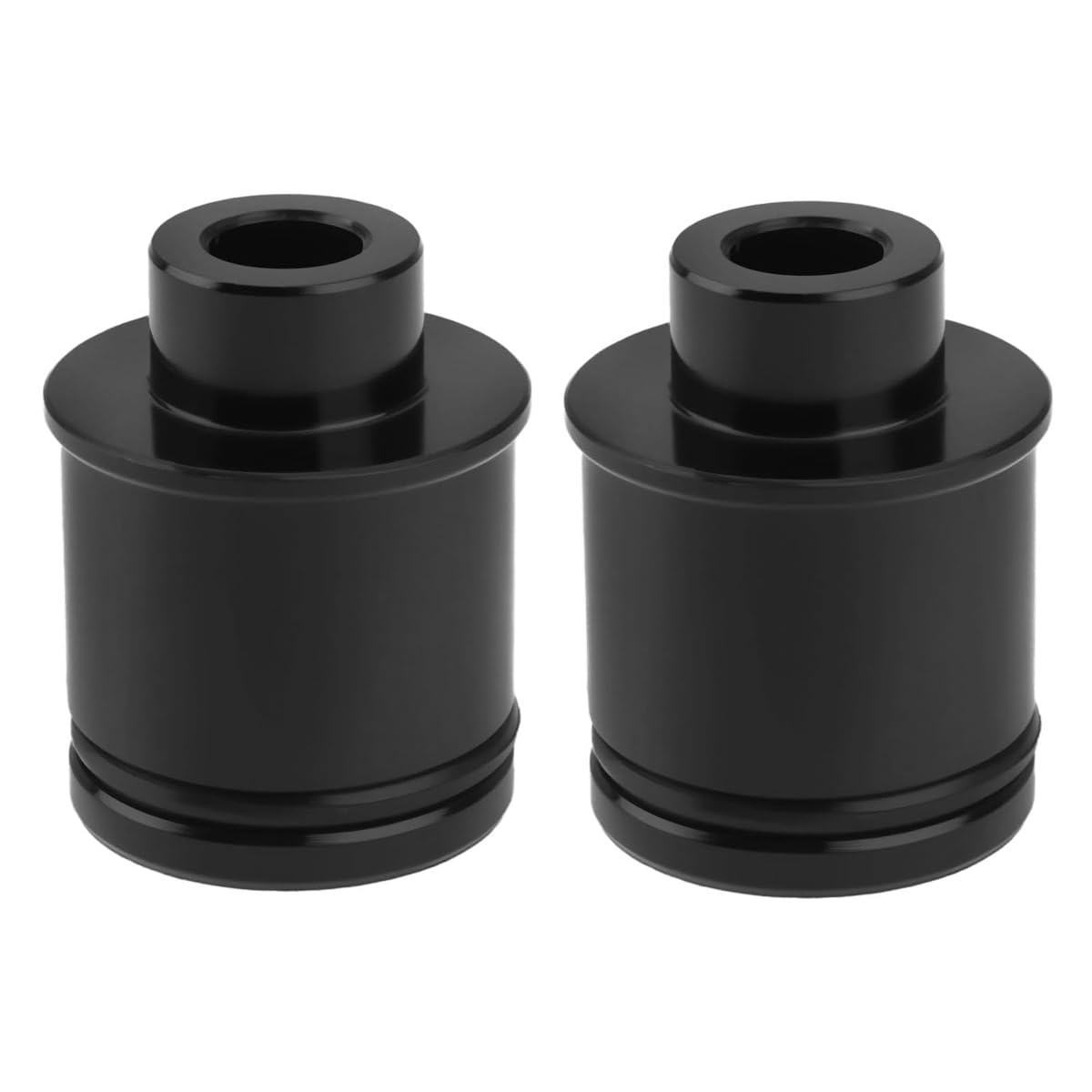 sztuki adapterów piasty z osią przelotową od 15 mm do 9 mm, ze stopu aluminium CNC, kompatybilne z piastami z osią przelotową
