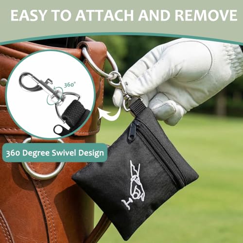 TOGETRUE Golf Tee Pouch with Zipper