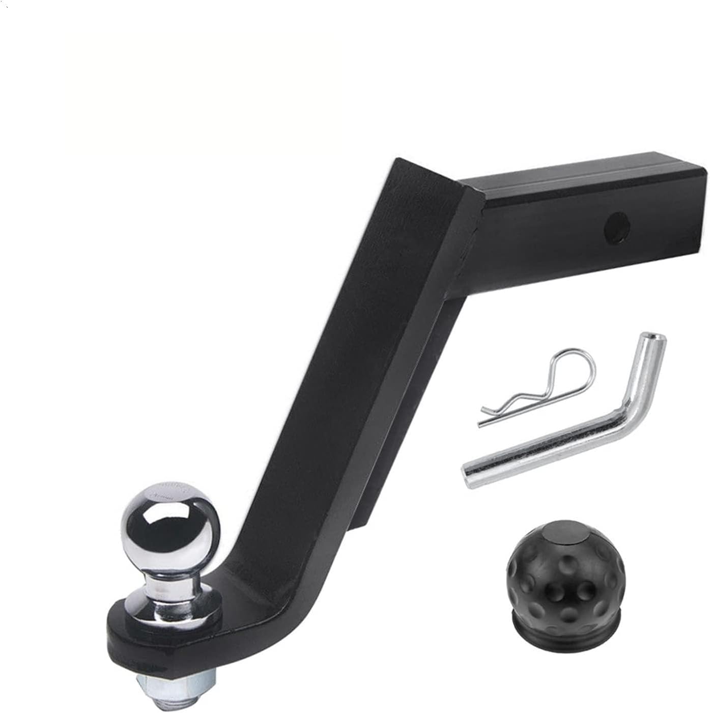 Trailer Hitches Tow 2 Inch Towbar Tongue Ball Mount with Tow Ball and Hitch Receiver Pin RV Truck Trailer Parts Car Camper Accessories Caravans (Color : Set with 50mm Size : 1)