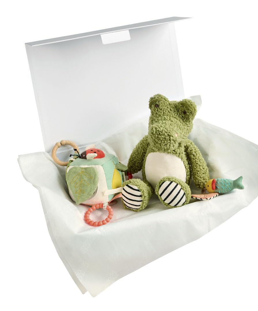 Mamas & Papas Babyplay Croc and Mini Activity Cube - Medium Gift Box
