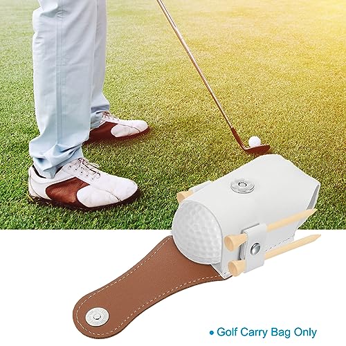 Sacoche de golf PATIKIL bicolore haut de gamme avec agrafe de ceinture et tees