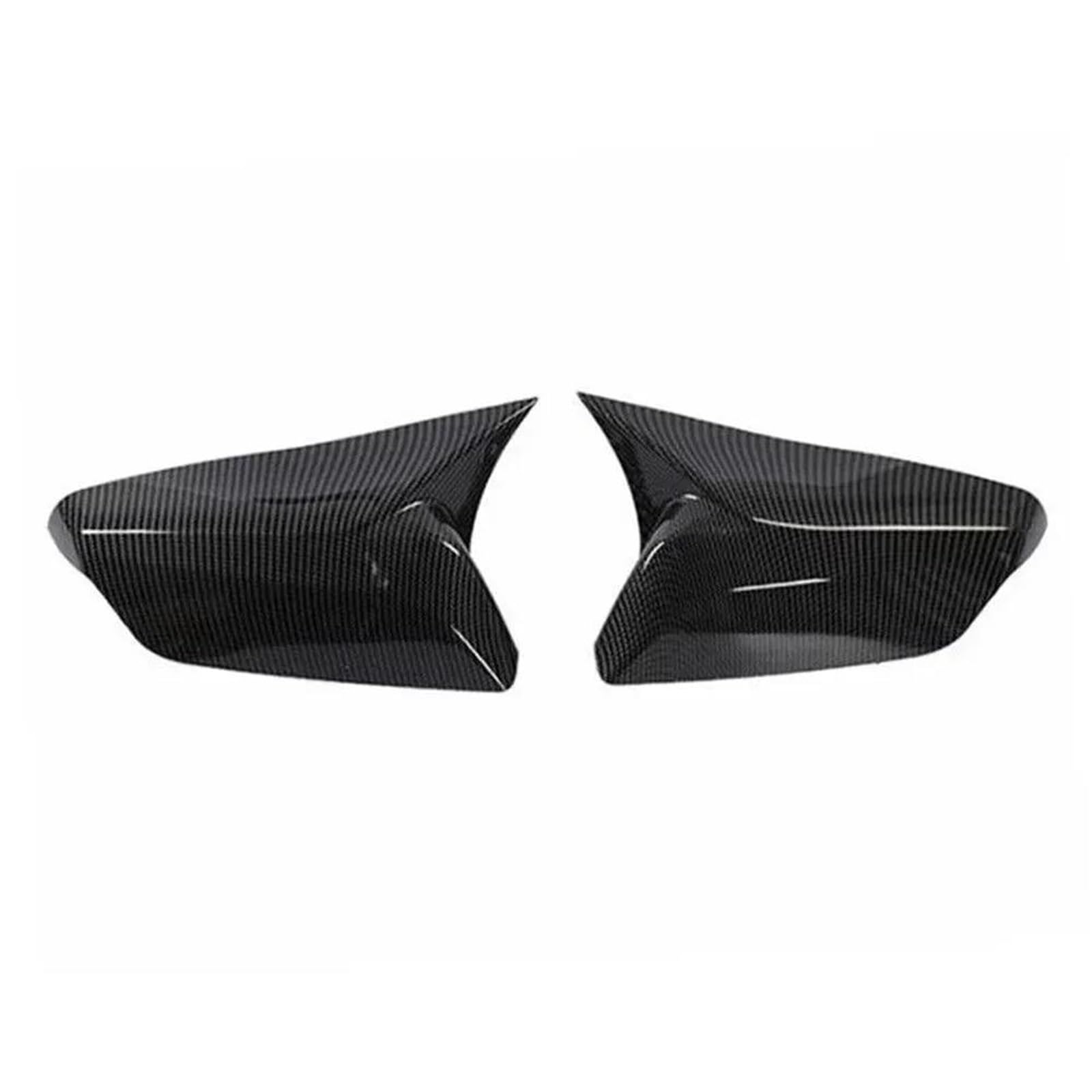 for Chevrolet for Malibu L LS LT 2016-2021 USA Version ABS Rearview Side Mirror Cover Wing Cap Exterior Door Trim Adhesive Sticker(Carbon Look)