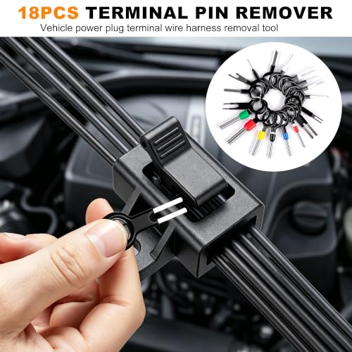 40PCS Trim Removal Tool Set Clip Plier Upholstery Remover Nylon Pry Tool Car... - Image 5