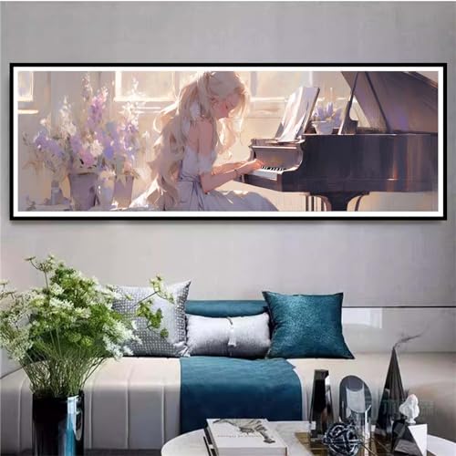 Diamond Painting adulte pour décorer votre salon avec une broderie diamant piano 5D