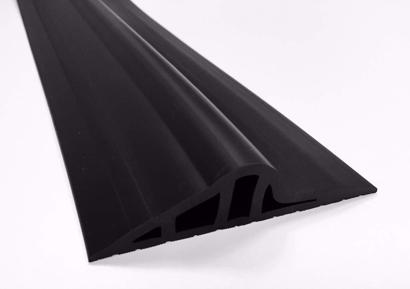 40mm High Garage Door Flood Barrier Threshold Kit 6.17m Flexible PVC
