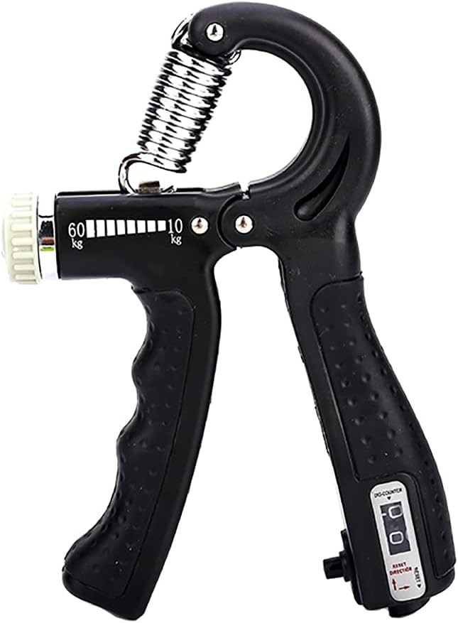 10-60Kg Hand Grip Strengthener, Automatic Counting Adjustable Resistance Hand Gripper Exerciser Grip Strength Trainer with Counting