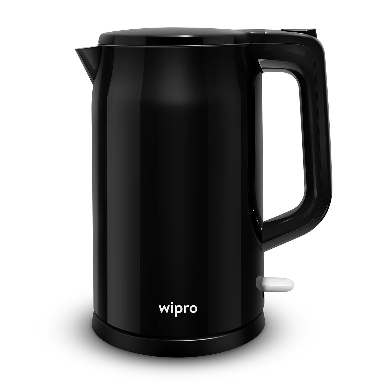 Wipro Elato BK 213 Cool Touch Electric Kettle, 1.8 Litre, Anti-Rust Shield, Super Fast Heating, 3x Protection - Overheat, Dry Boil & Auto Shut-off, One Touch Opening,1200 Watts, 2 Years Warranty,Black