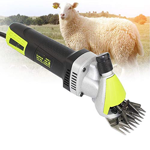 ZMJY Powerful Electric Wool Shears, 6 Speed Adjustable Animal Trimming Tools for Shaving Wool, Goats, Cattle And Other Farm Livestock Pets, with Suitcase