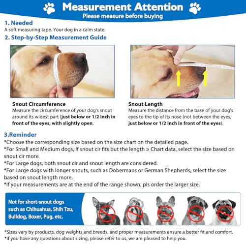 Image of Mayerzon Basket Dog Muzzle for Large Medium Small Dogs German Shepherd | Cage Mouth Guard to Anti Biting Chewing for Training Walking Grooming, with Adjustable Head Strap Secure in Place