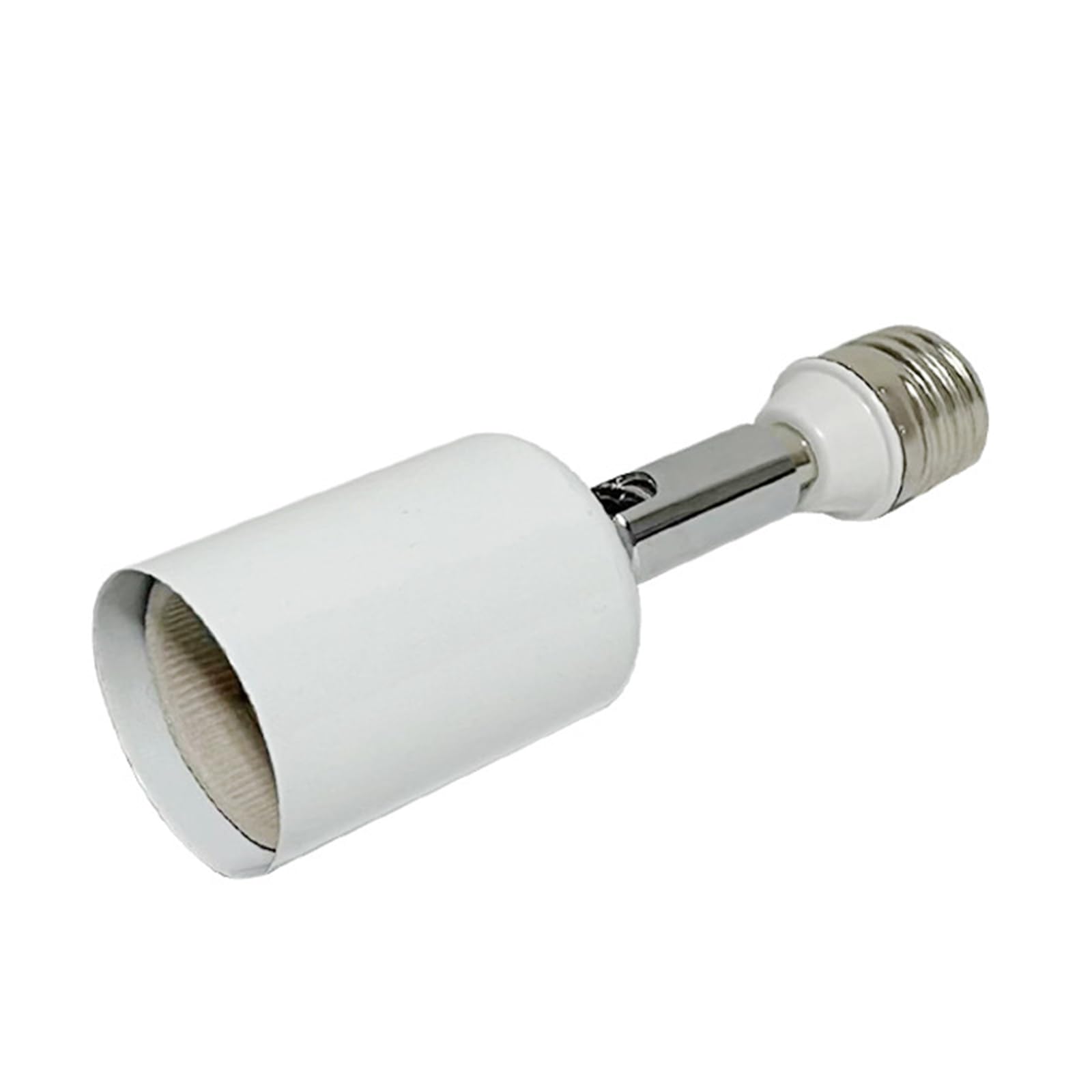 Nucelit E27 Bulb Socket Extender 90 Vertical 360 Horizontal 150W Ceramic Metal Lamp Adapter Head Vertical and Horizontal Bulb Extender