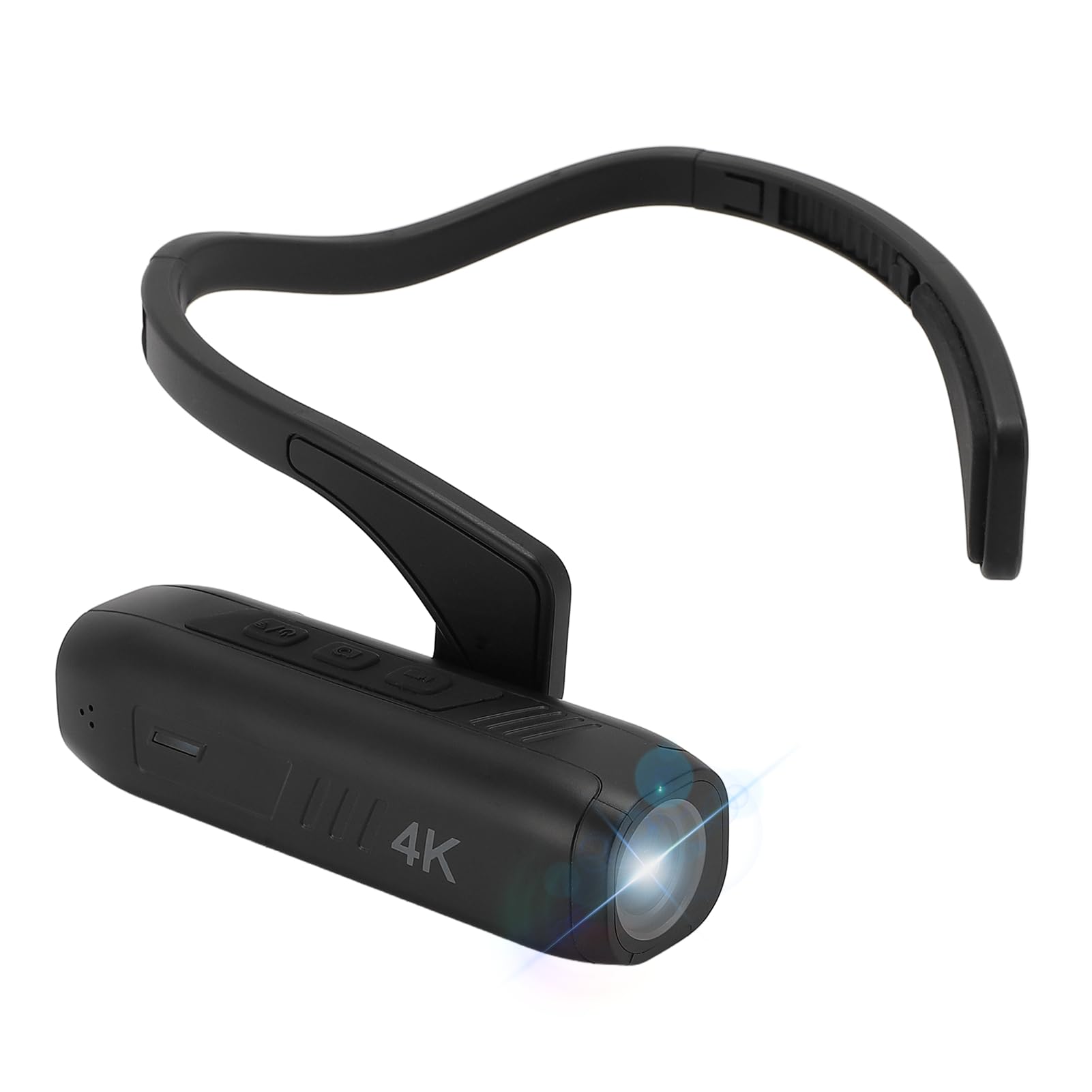 ASHATA Camcorder 4K 60FPS Head-Mounted Video Camera, App Control, 42MP 120° Wide Angle EIS 6.0 Portable Video Camcorder Anti-shake Camera Vlog Microphone-image-4