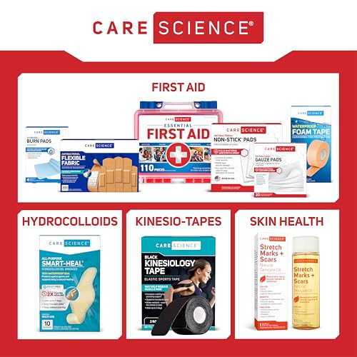 Care Science First Aid Kit, 110 Pieces | Professional Use for Travel, Work, School, Home, Car, Emergency, Survival, Camping, Hiking, and More - Image 7