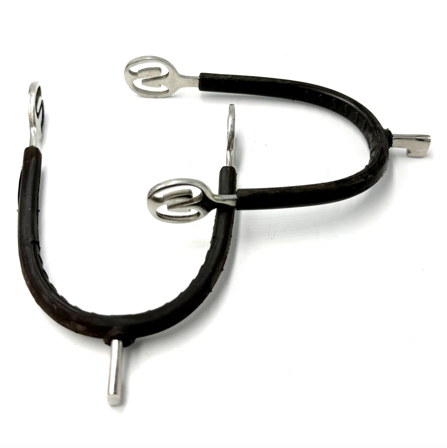 ES1080 METALAB SuperSpur Hammersporen mit Gummi Reitsporen Reiten Sporen Spur aus hochwertiger Edelstahl (L 30 mm - Herren)