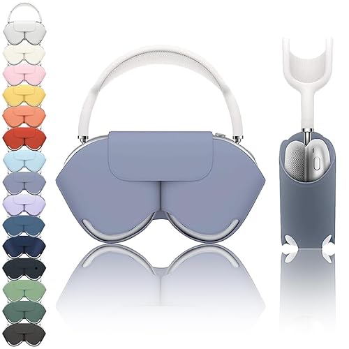 wigmoa SY-K �X�}�[�g�P�[�X �p�� AirPods Max 1/2 �p �w�b�h�z���J�o�[�B�����X���[�v�@�\���ځC�ϏՌ��A�����^�тɕ֗��B�ق���⏝����ی�C�G�A�|�[�g Max �ی�P�[�X�C�w�b�h�t�H���P�[�X. (�p�[�v��)