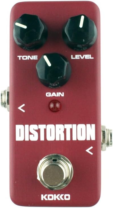 KOKKO FDS2 Mini Distortion Pedal Portable Guitar Effect Pedal with True Bypass for Electric Guitar