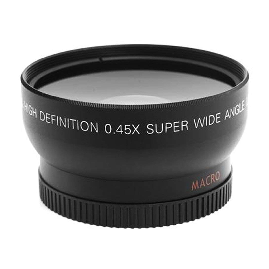 Objectif macro grand angle pour Nikon D3200 D3100 D5200 D5100 Noir 52 mm