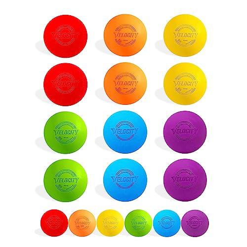 Velocity Lacrosse Balls - Official Nfhs, Sei, And College Approved Size - Meets Nocsae Standard - Approved Competition Colors - Multi Color, 36 Pack #TOP1