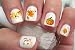Autumn Fall Leaves Leaf # 3 Nail Art Decals