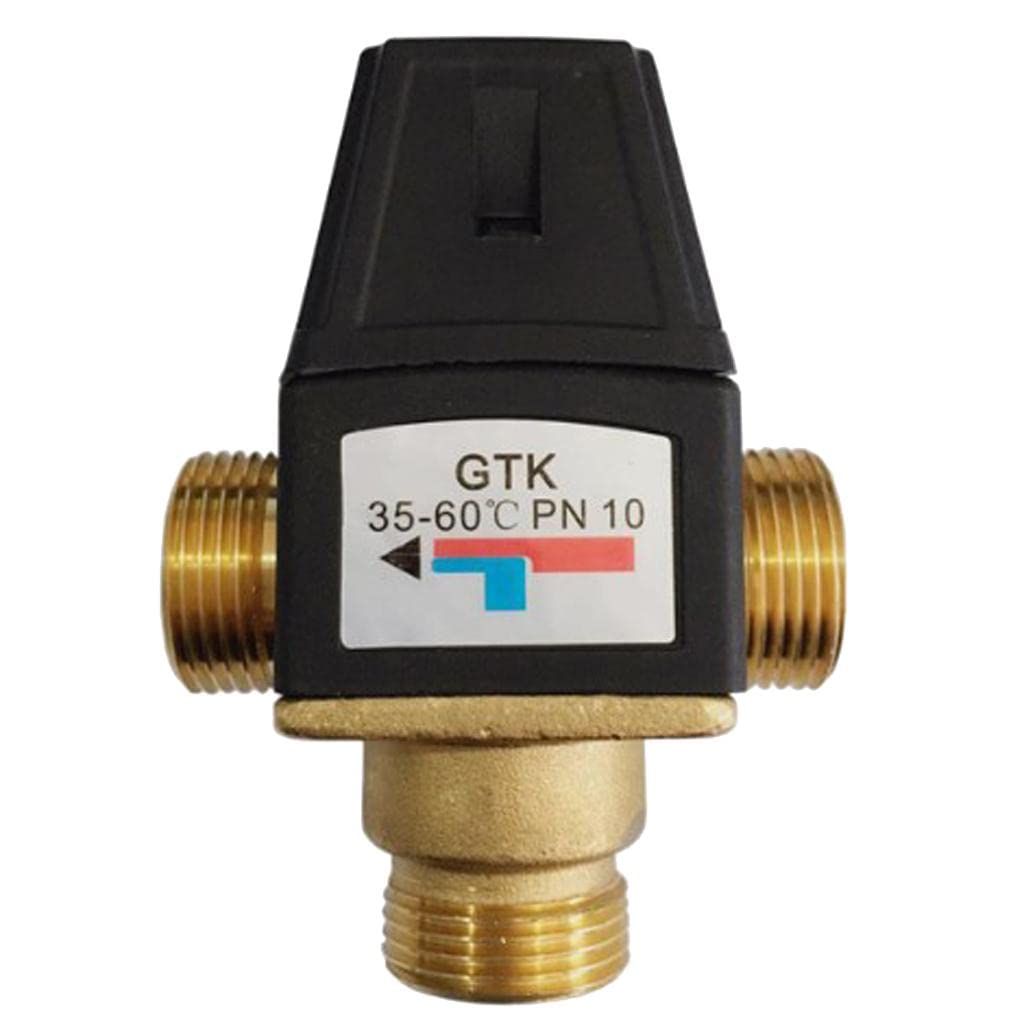 Neaxgeandx Men's Dn25 3 Way Thermostatic Mixing Valve Solar Water Heater Mix Valve