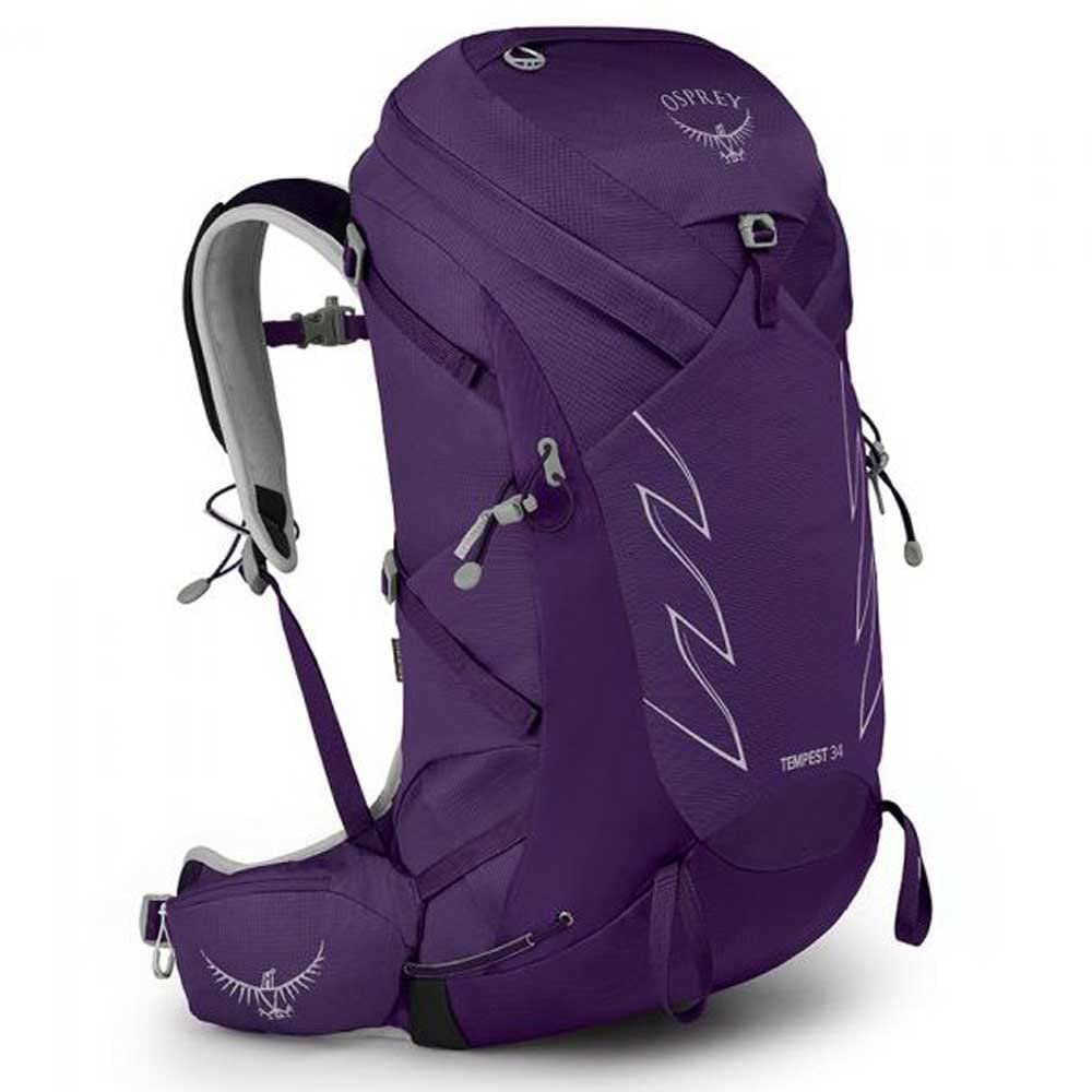 Osprey Tempest 34L Women's Hiking Backpack with Hipbelt, Violac Purple, WXS/S