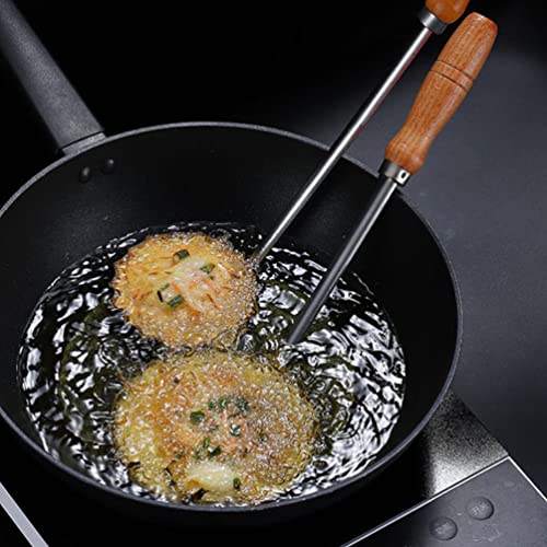 Jojofuny YK02176U19ARHDV Rosette Timbale Flat Frying Spoon Skimmer Strainer Dough Molds Rosette Timbale Waffle Molds Spoon Ladle thumb #3