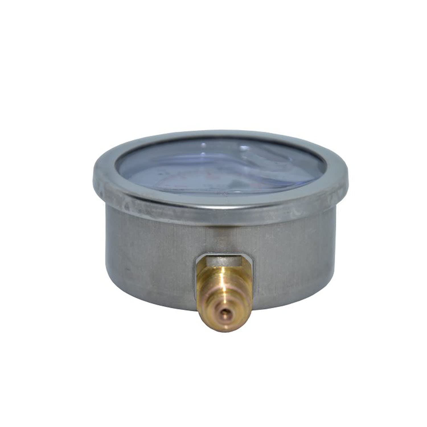 "Unknown "Manometer Glycerin diameter 63 mm vertical 1/4" AG hydraulic glycerin Bourdon tube KL 1.6 (0-6bar) - Image 2