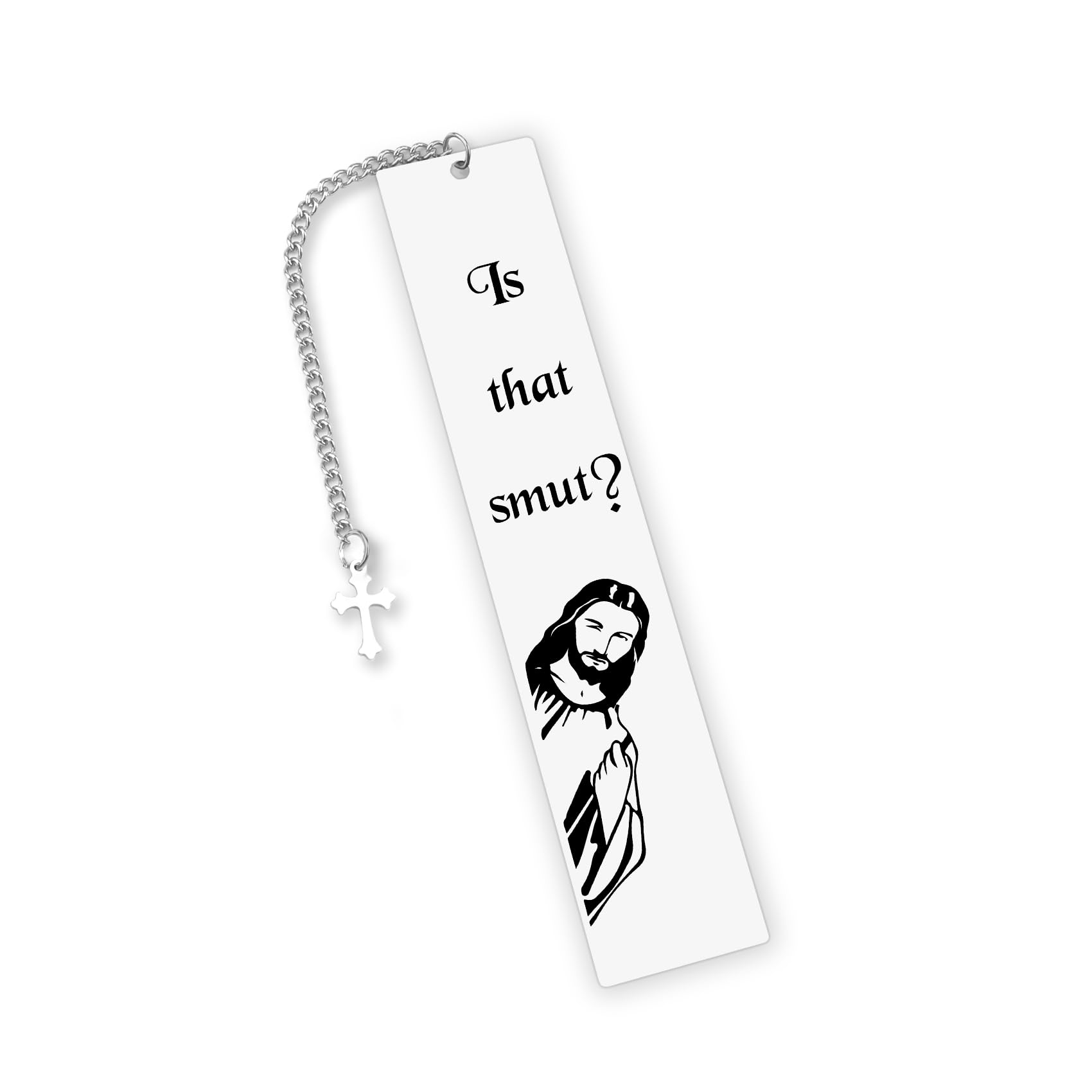 Funny Bookmarks for Women is That Smut, Jesus Gift for Book Lovers Jesus Bookmark for Friends Bookish Nerd Bookmarks