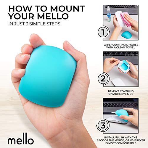 ELEMENTING Mello Silicone Cushion Compatible with Apple Magic Mouse 1 & 2 (Glacier Blue) by ELEMENTING - Image 8