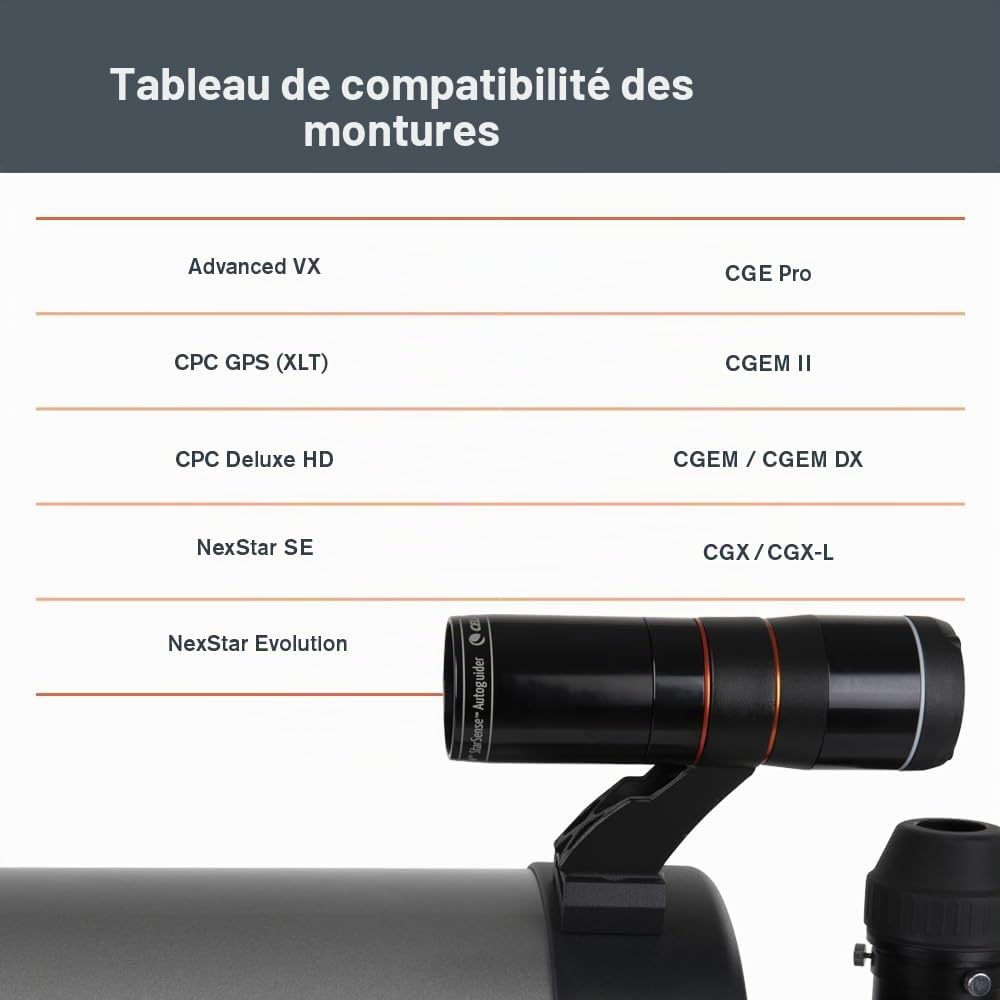 Celestron 94008 StarSense Autoguider pour télescopes numériques, alignement Automatique en 3 Minutes, Precise Goto, Guidage et modélisation de l'orientation de la Monture pour l'astrophotographie