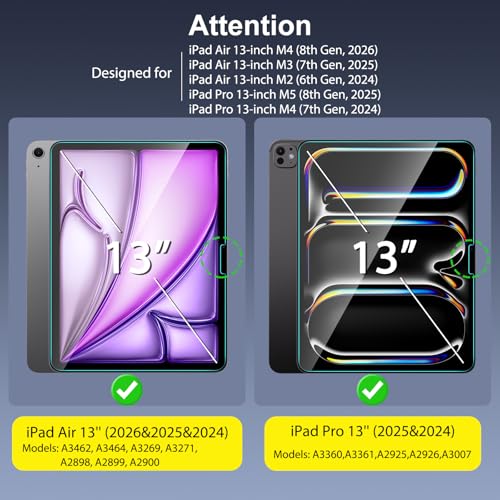 Image of SPARIN Screen Protector for iPad Air 13 Inch M4 /M3 /M2 & iPad Pro 13'' M5 /M4