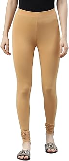 TWIN BIRDSTailored Cut & Classic Fit Viscose Elastane Fabric Churidar Leggings for Women