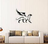 DesignToRefine Wall Decal Panther Leopard Jaguar Wings Animal Wild Cat Griffin Vinyl Sticker Unique