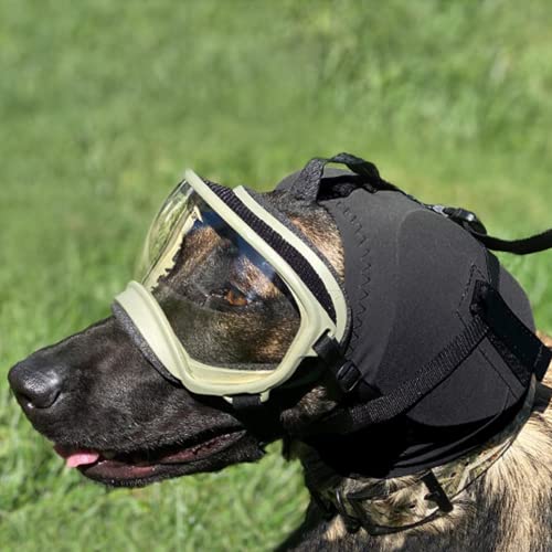 Image of Rex Specs Ear Pro | Noise Cancelling Ear Wraps for Dogs | Dog Ear Muffs Noise Protection (02, Black)
