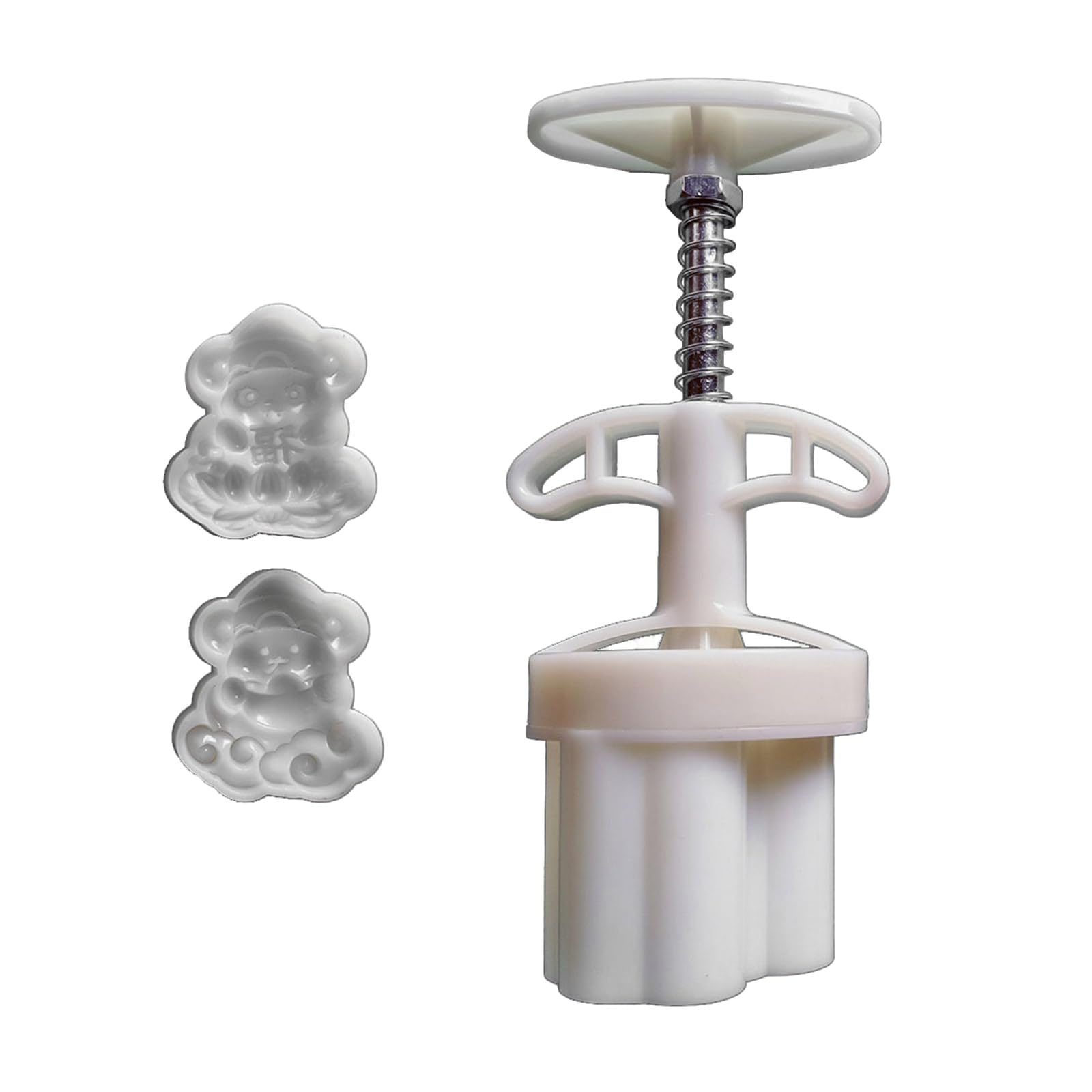 Xjdzineq New Year Festival Dessert Maker Baking Tool 3D Snake Flower Molds Hand Press Mold Plungers Pastries Tool Snake Flower Molds for Baking Shape Hand Press Easy to Cleans
