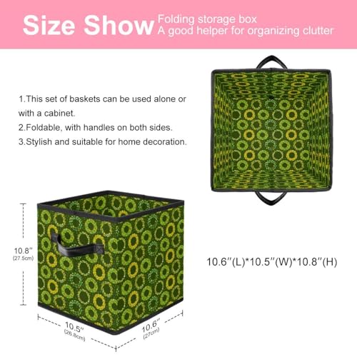 Boîte de rangement pliable gain de place en tissu cube pour ranger jouets et vêtements de chambre