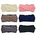Produktbild DRESHOW 6 Stück Damen Gestrickt Stirnband Winter Kopfband Haarband Stirnband Häkelarbeit Ohr Wärmer