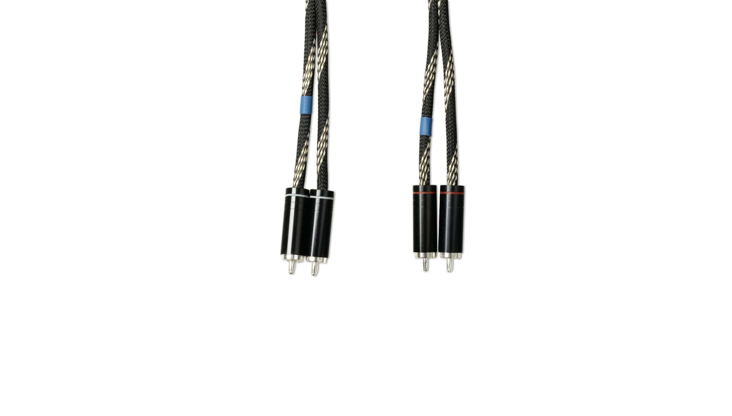 Pro-Ject Connect it Line DS RCA, cavo audio RCA di alta qualità con conduttore in rame OFC e connettori placcati in argento (0,82 m)