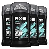 AXE Aluminum Free Deodorant for Long Lasting Odor Protection Apollo Sage & Cedarwood Mens Deodorant Formulated Without Aluminum 3.0 oz 4 Count